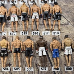 Huge Lot Jakks Pacific UFC Action Figures GSP Rampage BJ Penn Kimbo Hughes