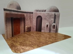 Mos Eisely Streets Custom Playset Tatooine Star Wars TVC Hasbro Kenner