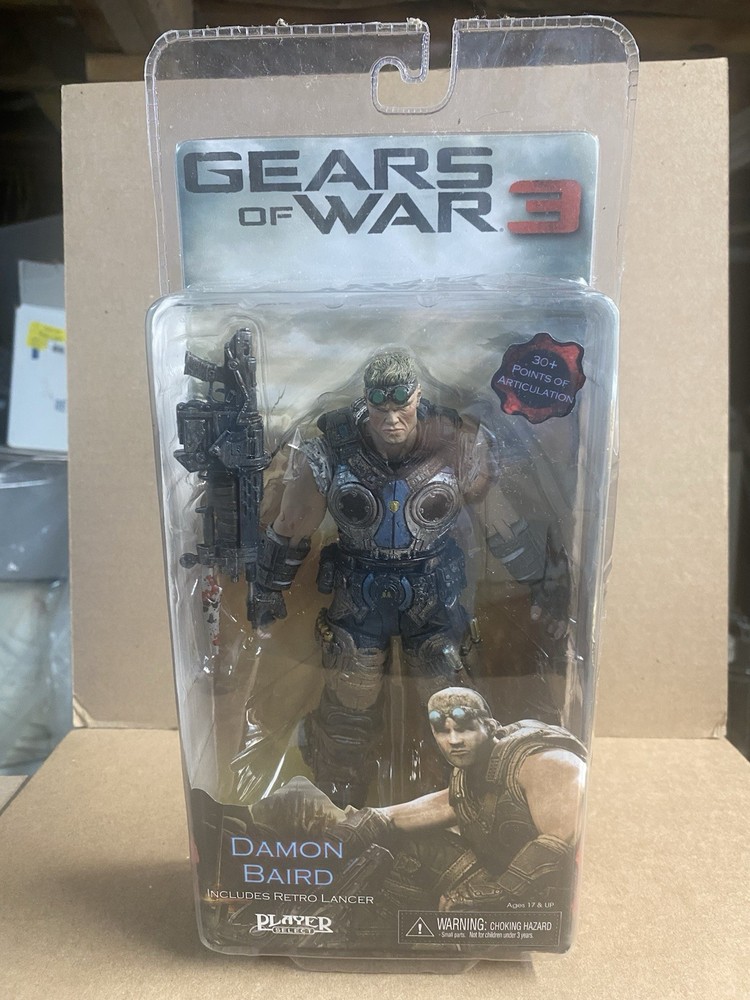 2011 NECA Gears of War 3 Series 2 Damon Baird 7” Action Figure [Retro Lancer]
