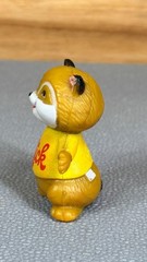 Vintage 1980 Shirt Tales Rick Raccoon LJN 2in PVC Figure Made in Macao