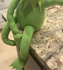 Applause Plush Kermit the Frog Poseable Jim Henson Muppets 19” Wire Arms & Legs