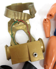 Hasbro Super Joe 1977 Action Figure Parts Working Chest Pack & Outfit Vtg 70s