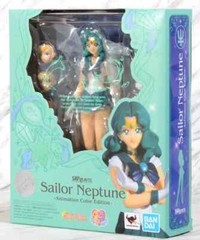 S.H. Figuarts Sailor Moon Neptune Pretty Guardian Animation Color Figure Bandai