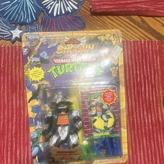 Playmates TMNT Shogun Mike Michelangelo Action Figure w/ Nunchakus + Card