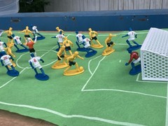 Soccer Guys Yellow/Black vs Blue/White Sports Action Figures That Inspire USED