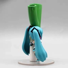 10.5cm Hatsune Miku Kawaii Holding Welsh Onion Beautiful Girl Figure Model