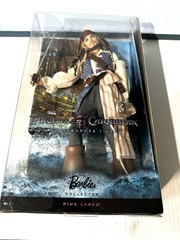 Cptn Jack Sparrow Pirates of the Carribean On Stranger Tides Barbie Pink Label