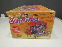 Alvin Chipmunks Touring Van Ideal CBS Toys Playset in box 1983