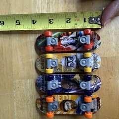 STAR WARS: THE CLONE WARS 2010 TABLETOP SKATEBOARDS (4 INCLUDED)