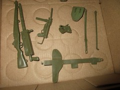 Marx Stony Stonewall Smith Army Action Figure Tent Body Parts Accessories