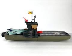 Galoob Army Gear – Canteen Aircraft Carrier 1987 w/ Jet Plane
