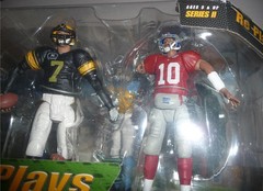 Moments in History Gracelyn Re-Plays NFL 5″ Top Quarterback 4 Pack READ SEE PICS