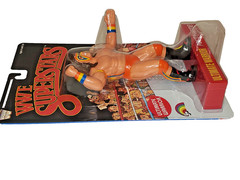 New WWE WWF LJN Superstars ULTIMATE WARRIOR Black Card Wrestling Figure Mattel