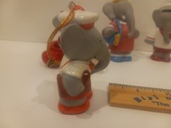 Arby’s 1990 Barbar The Elephant With Other Toys + Ornament