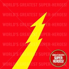Mego The Flash Sticker Golden Age Vinyl Pre-Cut Custom For WGSH 8” Action Figure