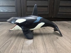 Vintage Chap Mei Toys R’ Us Orca Killer Whale 11″ Action Figure Toy Working Jaw