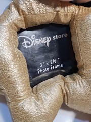Disney Store Mickey Mouse Plush Holding Gold Star Photo Frame Picture Memories