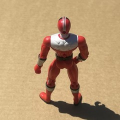 Red Power Ranger 2009 Bandai 6” Action Figure Poseable No Accessories