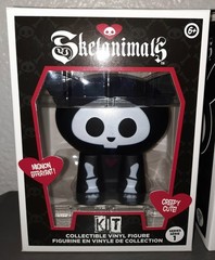 Skelanimals Jack The Rabbit & Kit The Cat Vinyl Figures Hasbro Series 1🐾 🆕️🖤