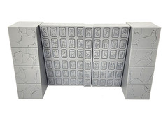 Lost Civilization Breach Ancient Ruin Gateway 1:18 or 1:12 Scale Diorama Gray