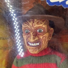 Vintage 1989 Freddy Krueger Talking Doll Pull Cord Tested SFX Work Matchbox NRFB