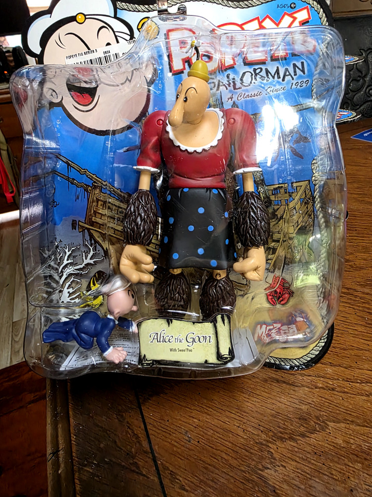 Mezco – Popeye Series 3 – Alice The Goon With Swee’ Pea Action Figure 2004