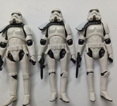 lot of 5 Hasbro Star Wars Stormtroopers action figure w gun 3.75″