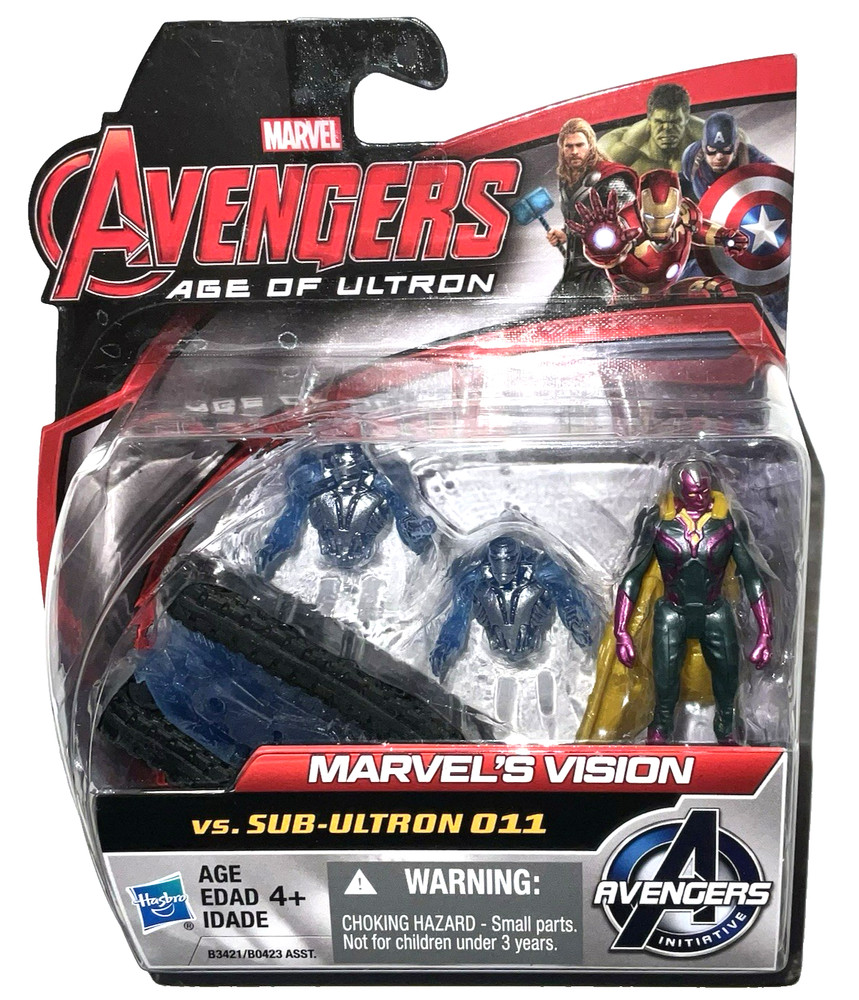 Marvel Avengers MARVEL’S VISION 2.5″ Figure vs SUB-ULTRON 011 Age of Ultron