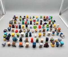 Large Lot of Minecraft Minifigures Blocks Spiders 100+ Mixed *Read & See Photos