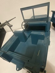 GI JOE 1960S/70S EMPIRE USA AIR FORCE JEEP/TRAILER WITH EQUIPMENT