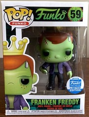 Funko Pop! Franken Freddy Funko Shop Limited Edition 59 Vinyl Figure New Dmg Box