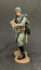 WWII – GERMAN ARMY MP44 GUNNER w/ Gear Marauder 1:18 Scale 4″ GI Joe Type Figure