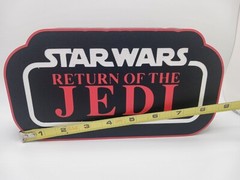 Retro ROTJ Return of the Jedi logo lightbox sign for vintage Star Wars display