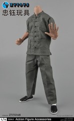 ZYTOYS 1/6 Chinese Traditional Kung Fu Soldier Clothes Fit 12inch Action Figure