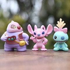 HOT 12pcs/set Stitch Scrump Lilo 5-7cm PVC Anime Figure Cartoon Characters Gift