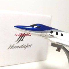 HondaJet Metal Commercial Aircraft Jet Airplane Model Diecast Plane Blue 1:72