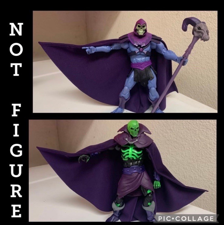 Custom Masters of the Universe Revelations Marvel purple wired 1/12 NOT FIGURE