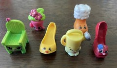 Shopkins 24 Pc Lot Some Rare Sports Musical Instruments Household Items Shoes