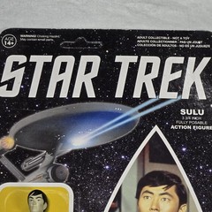 ‘Funko’ Super 7 ReAction Star Trek Figure SULU 3 3/4″ Loose 2015 UNPUNCHED Card