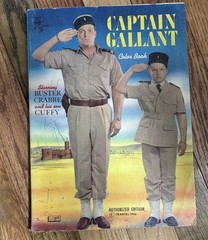 1956 Buster Crabbe Captain Gallant Coloring Book Tarzan Buck Rogers Flash Gordon