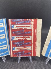 3 Transformers G1 Vintage Sachet Bag Stickers Book Spanish Panini Red & Blue