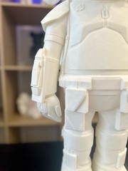 Boba Fett Themed Kaws Figure 2 Feet Tall Art Statue Home Display Room Decor