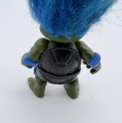 Vintage 1993 TMNT Teenage Mutant Ninja Turtles Troll Figure – Leonardo Blue Hair