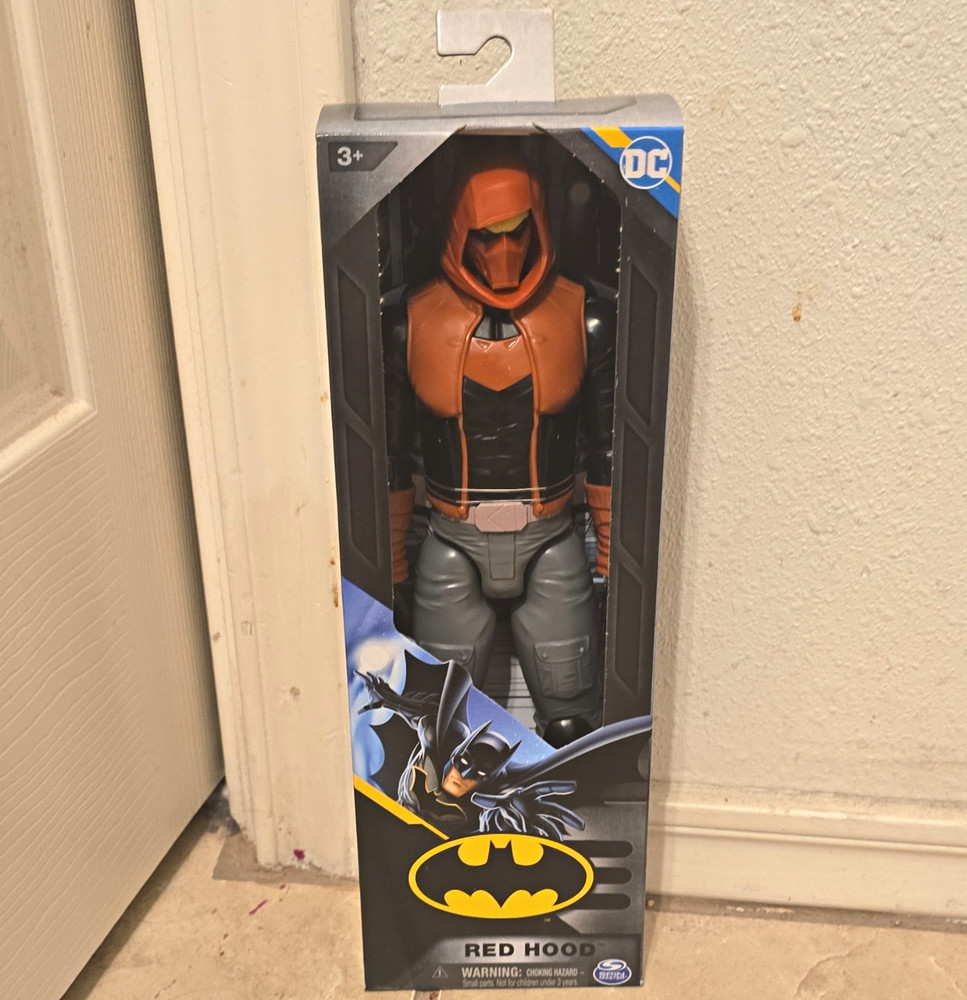 DC Batman Red Hood & Batman Action Figure, Boxed, Age 3+ Orange/Black/Gray