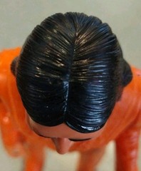 1975 Marx Johnny West JWA Orange Geronimo Figure in Good Condition