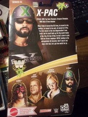 2022 MATTEL~WWE ELITE LEGENDS DX~SERIES 15~X-PAC~NEW PKG~W/INTERCHANGABLE HANDS