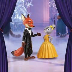 Official Disney Zootopia Nick and Judy Articulated Assembled Figure Gift