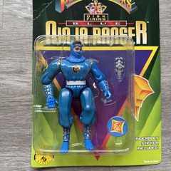 1995 Bandai Mighty Morphin Power Rangers Blue Ninja Disk Ranger Original