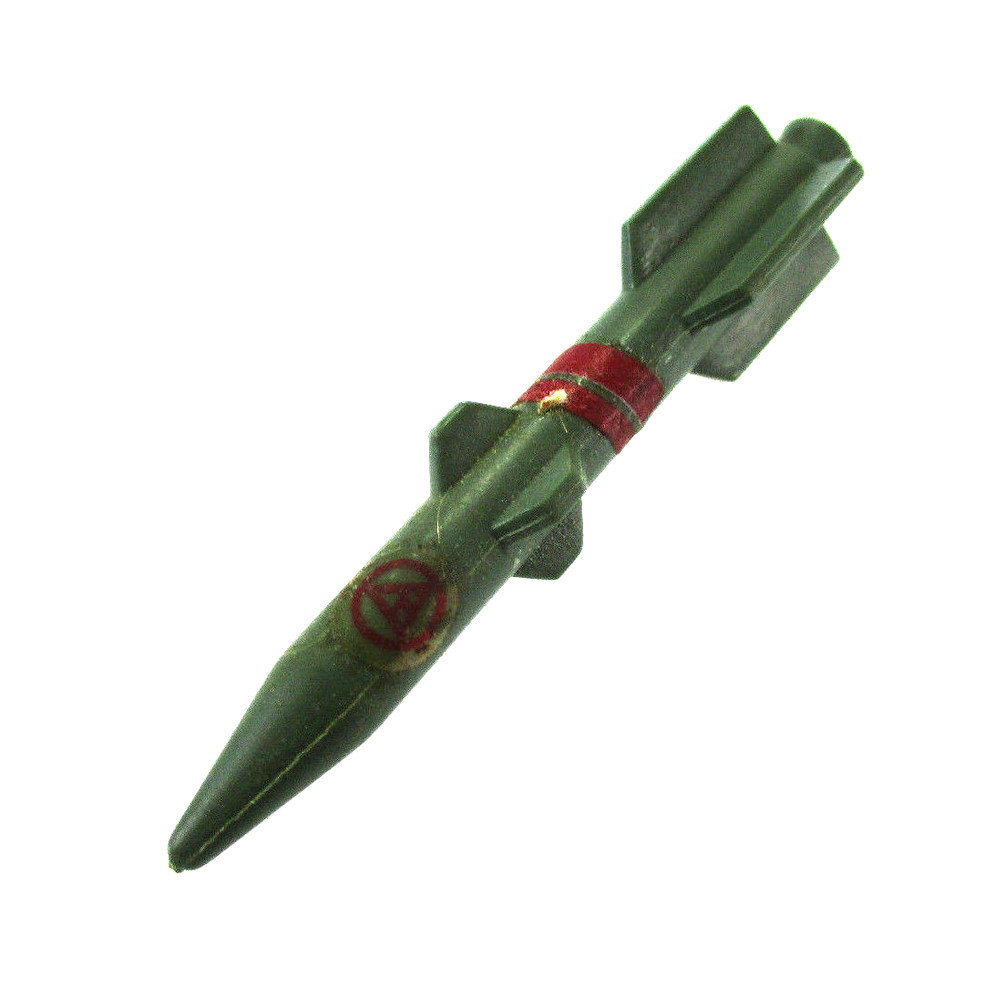 G.I. Joe Cobra Part 1985 Ammo Dump Multioption Fused 109MM He-5 Rocket!!!