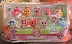 Disney Whisker Haven Palace Pets Set Of 10 Fancy Tail Pumpkin 2016 Retired NIB